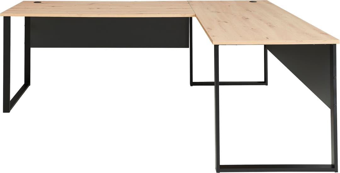 Innostyle Eckschreibtisch Memphis | Holztöne