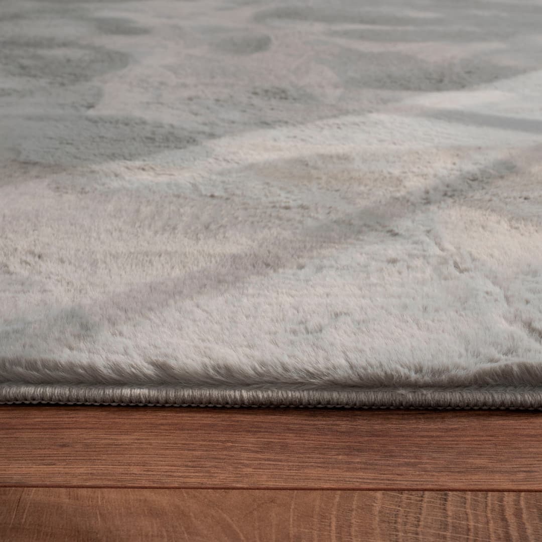 Paco Home Fellteppich Kunstfell Soft 380 | Grau