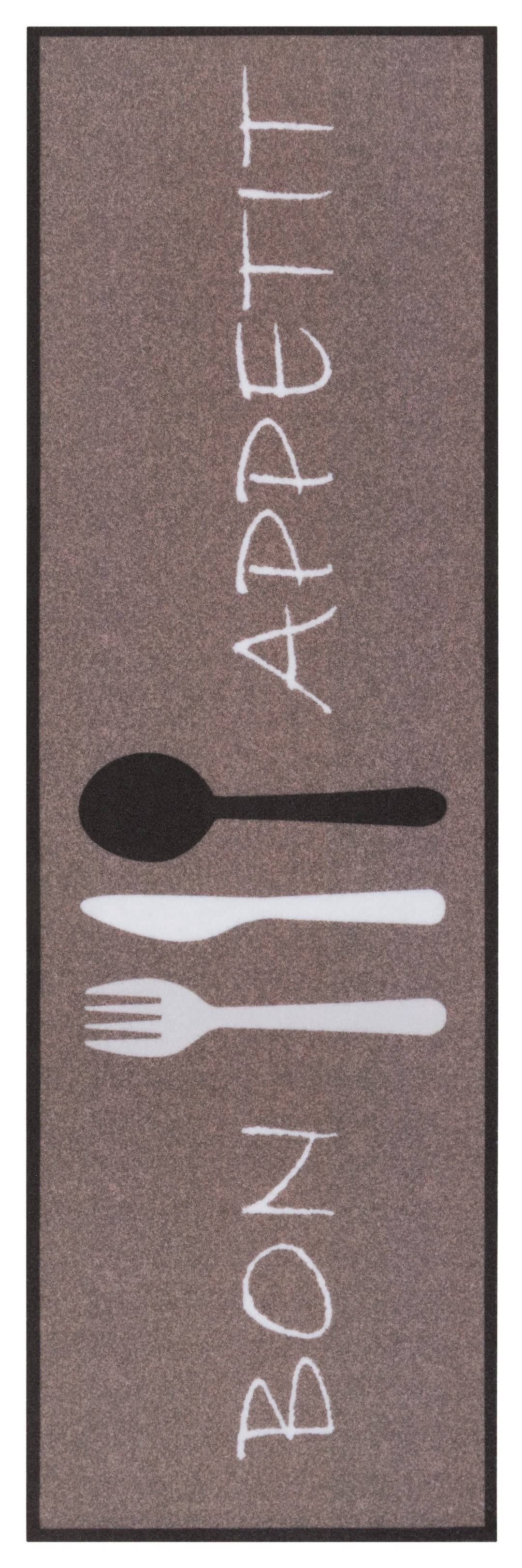 HANSE Home Küchenläufer Bon Appetit Cutlery | Braun