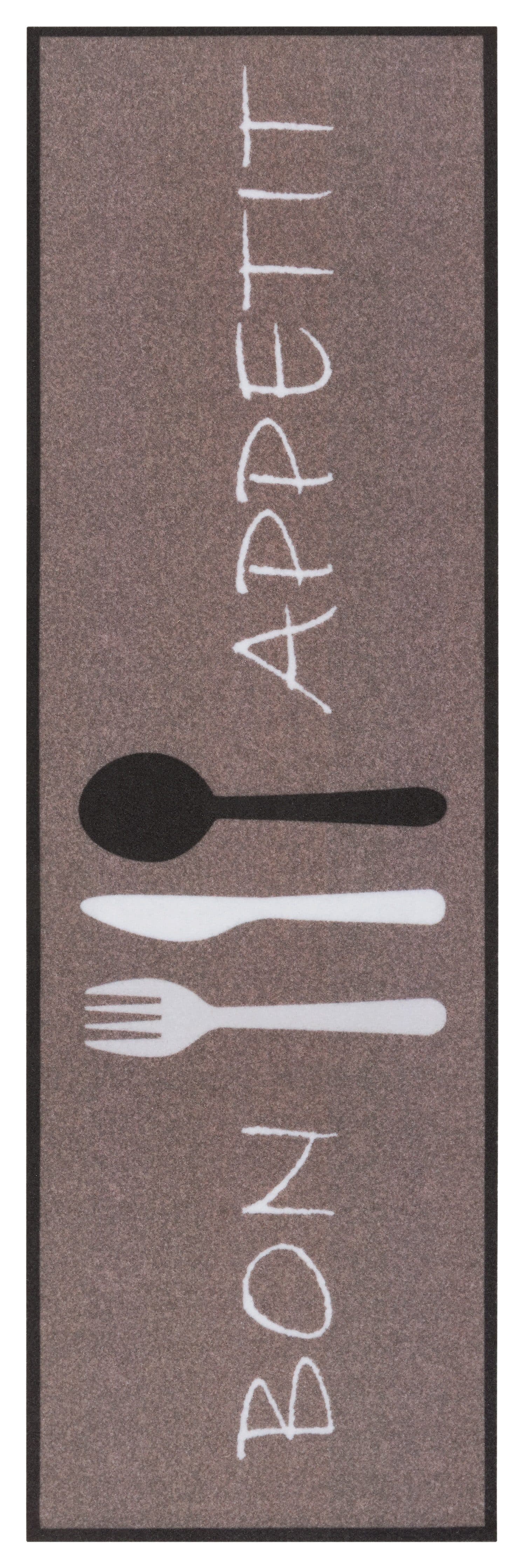 HANSE Home Küchenläufer Bon Appetit Cutlery | Braun