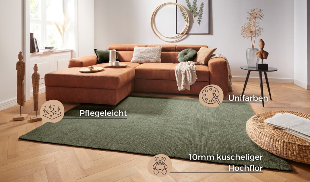 HANSE Home Teppich Supersoft | Grün