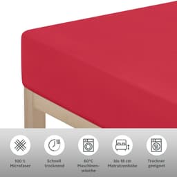OTTO home Spannbettlaken PAPRIKA | Rot