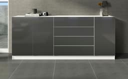 borchardt Möbel Sideboard Vaasa | Weiß
