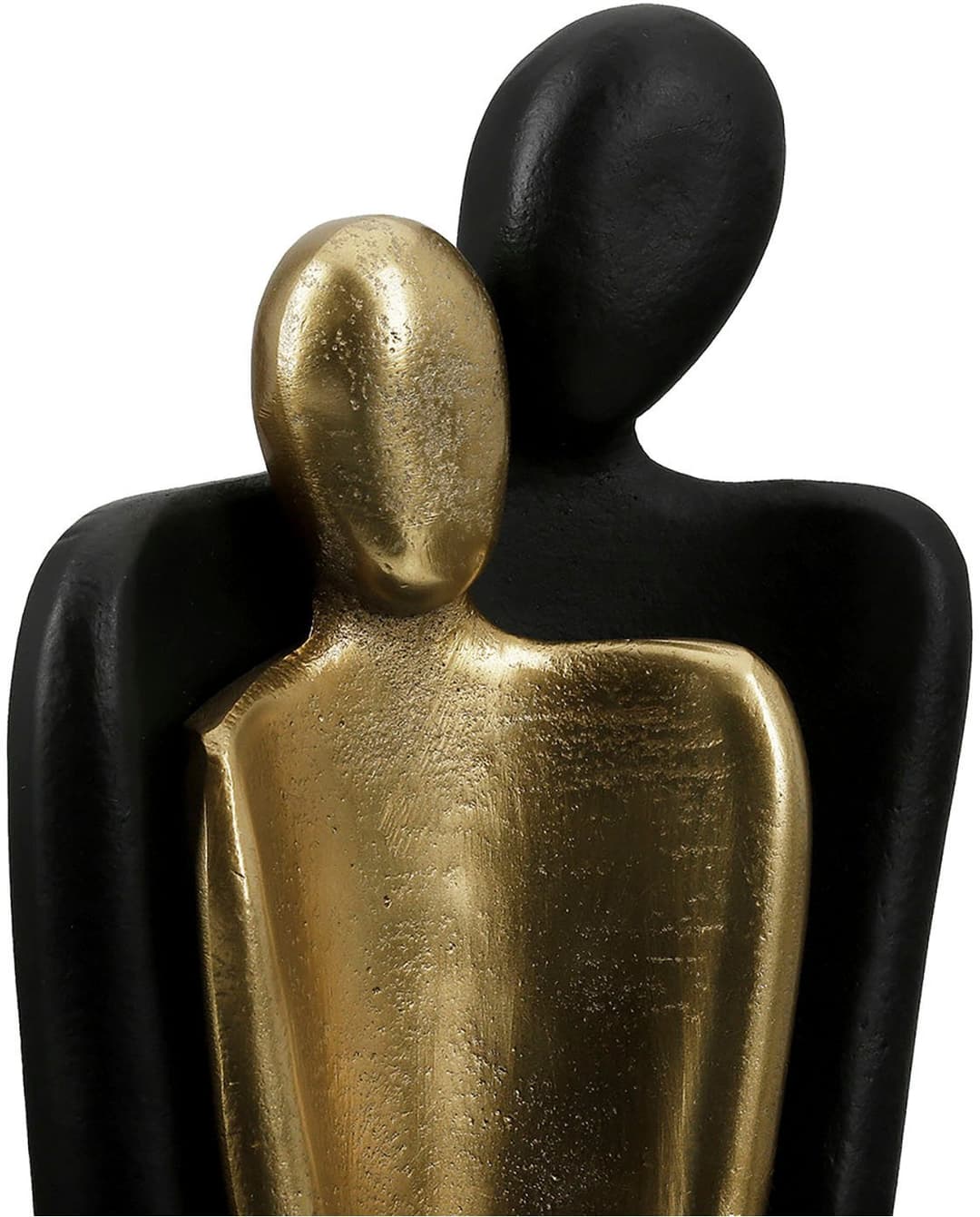 GILDE Dekofigur Skulptur Paar Couple | Schwarz