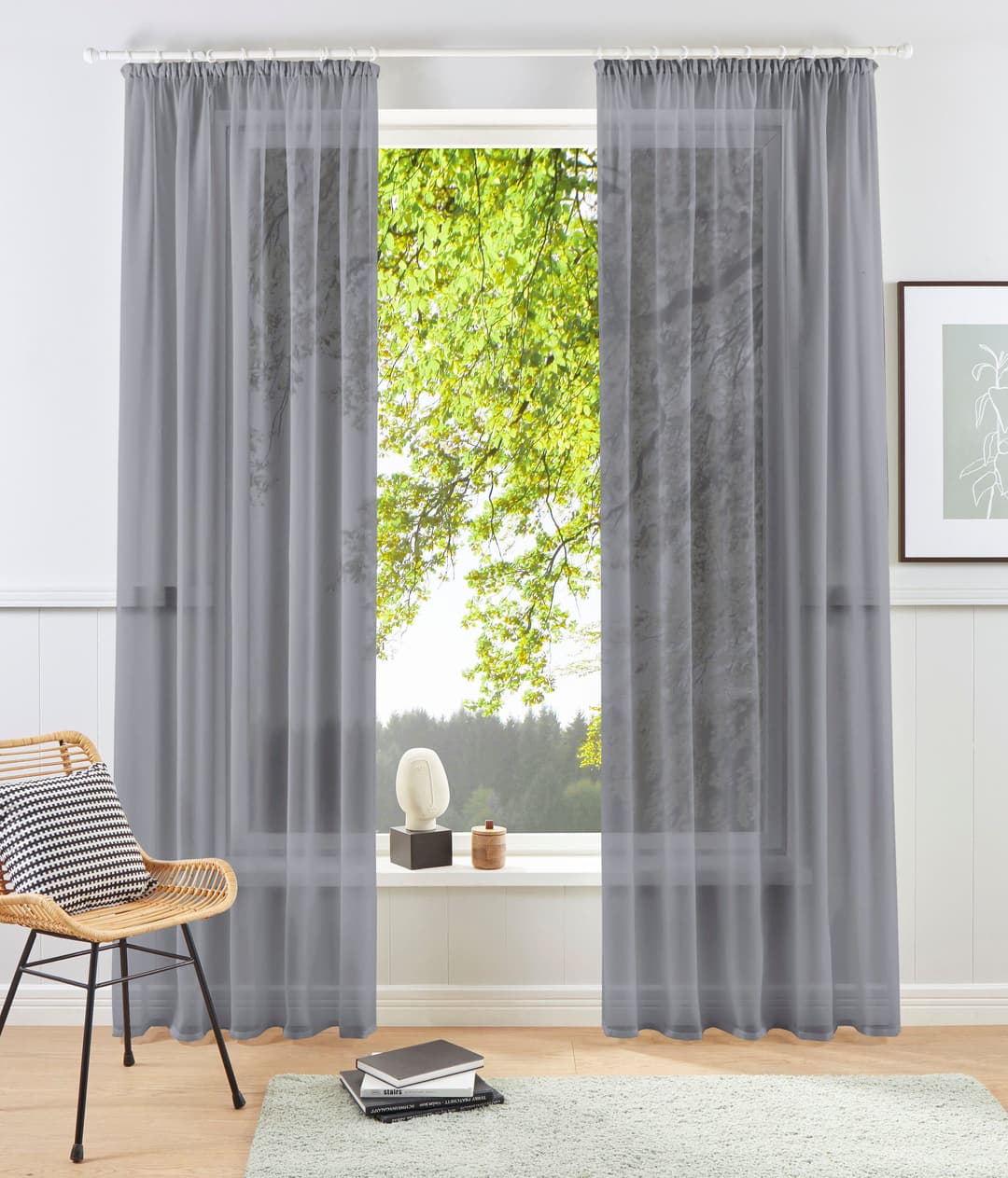 OTTO home Gardine XANA | Grau