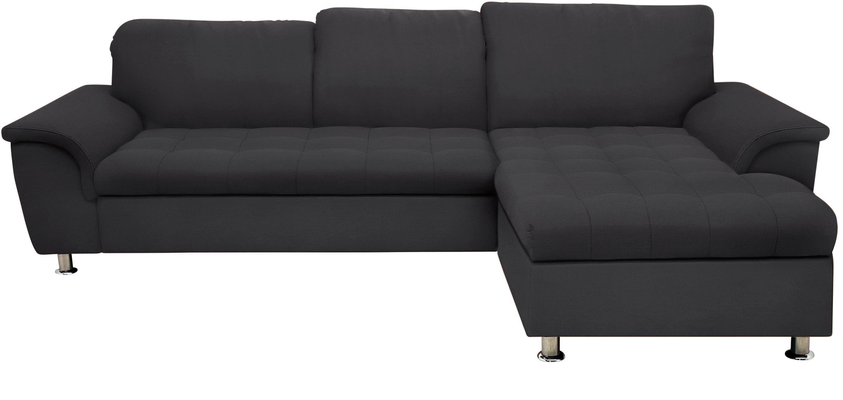 DOMO collection Ecksofa Franzi | Grau