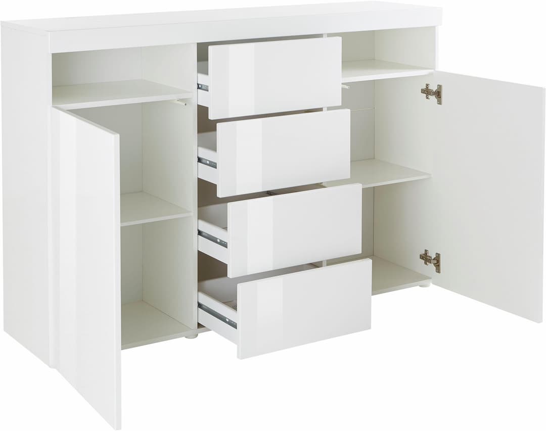 borchardt Möbel Highboard Kapstadt | Weiß