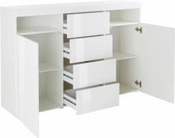 borchardt Möbel Highboard Kapstadt | Weiß