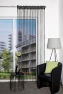 HOME WOHNIDEEN Fadenvorhang SIMINO | Schwarz