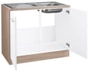 OPTIFIT Spülenschrank Kalmar | Weiß 3