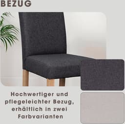 byLIVING Esszimmerstuhl Elias | Grau