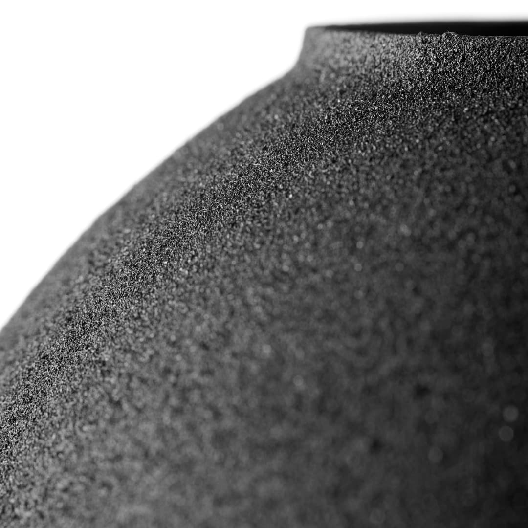LEONARDO Dekovase CASOLARE 16,4 cm schwarz Metall | Schwarz