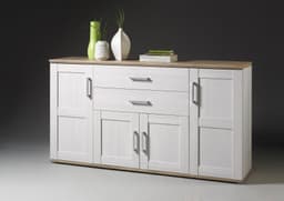 HBZ Sideboard Romance im Landhaustil | Weiß