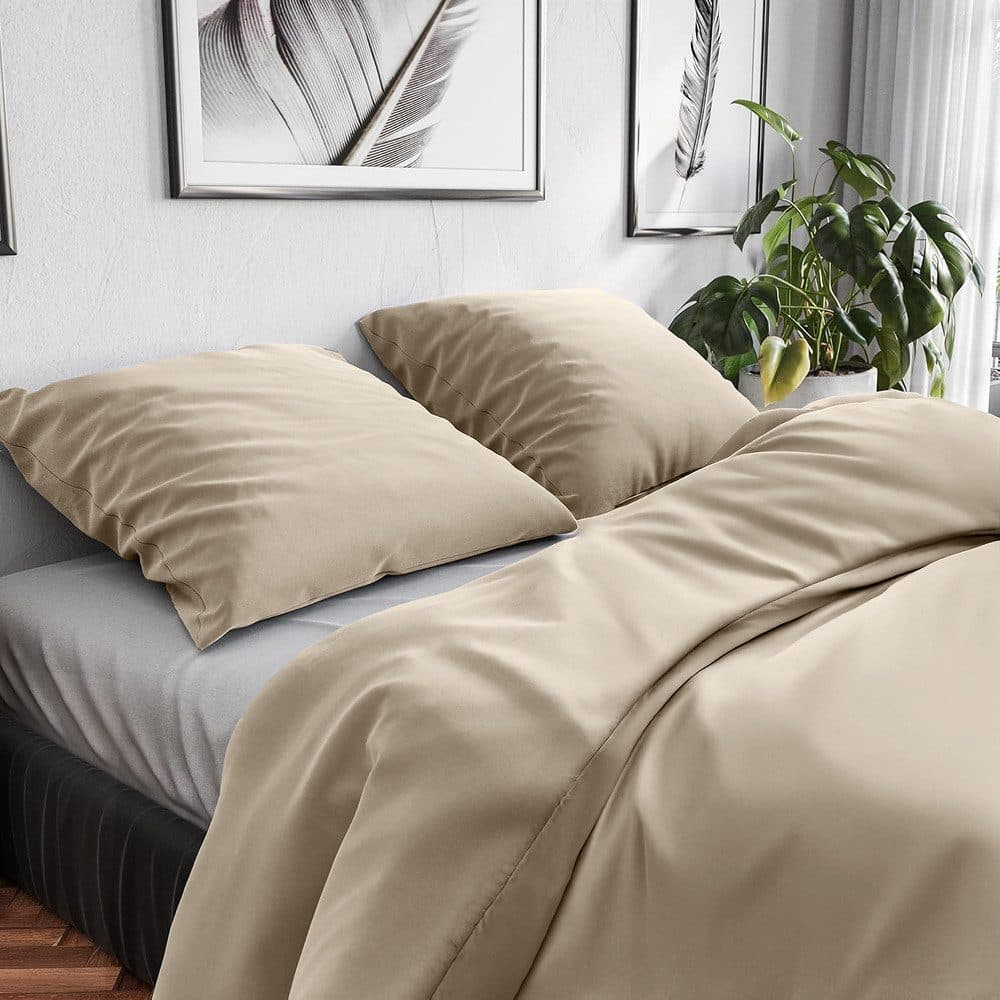 Wolkenfeld Bettwäsche Renforcé | Beige