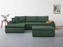 Home affaire Ecksofa Win L-Form | Grün