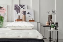 Yatas Bedding Naturfaserkissen Bambus Majestät | Weiß