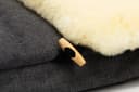 Fillikid Fußsack Bernina Style mit Lammfell | Grau 4