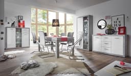 HBZ Highboard Stone | Weiß