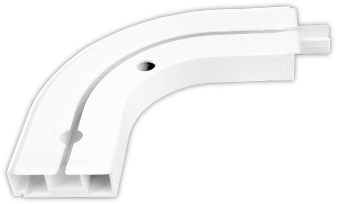 SN DECO GROUP Gardinenschiene Rundbogen | Weiß