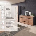 Innostyle Sideboard MEMPHIS | Holztöne 4