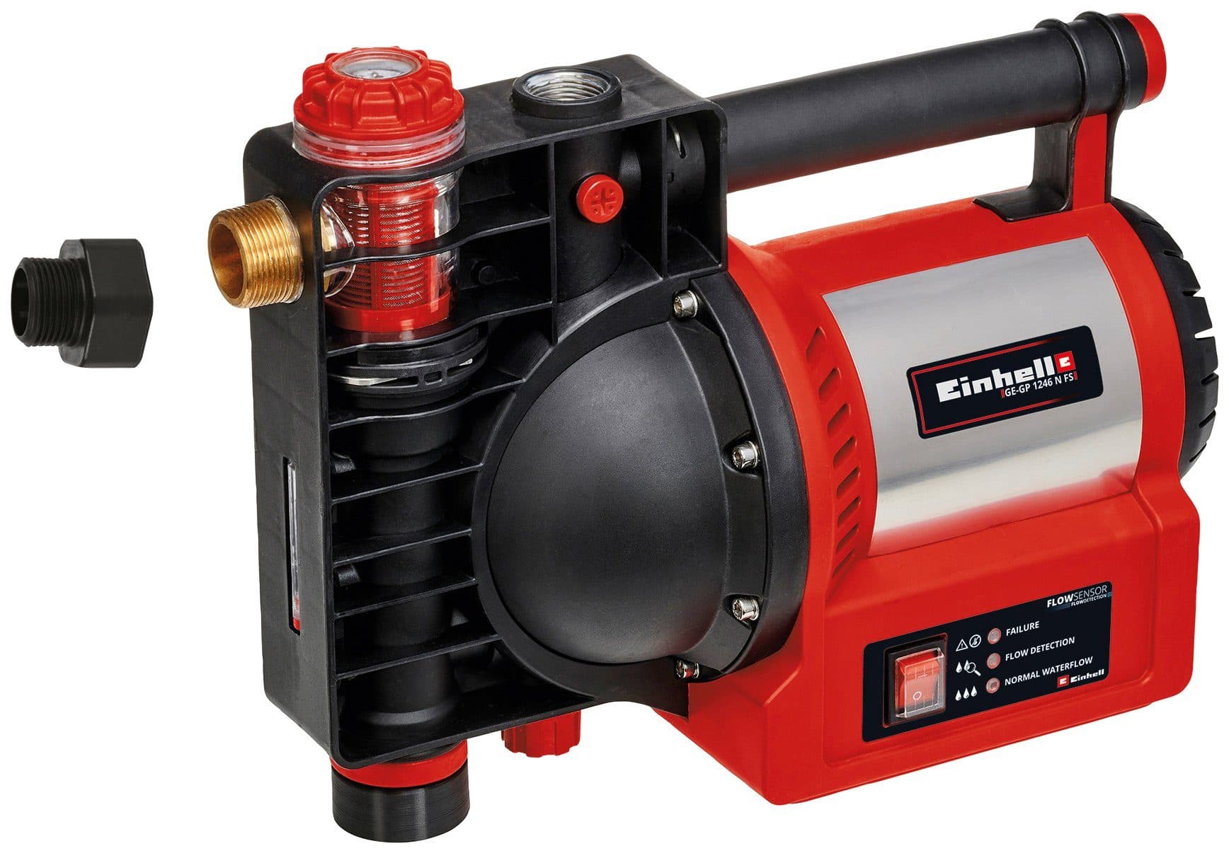 Einhell Gartenpumpe GE-GP 1246 N FS | Rot