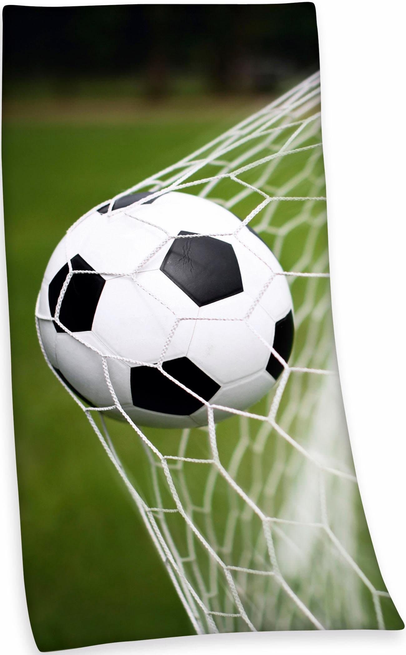 Herding Young Collection Badetuch Fußball | Grün