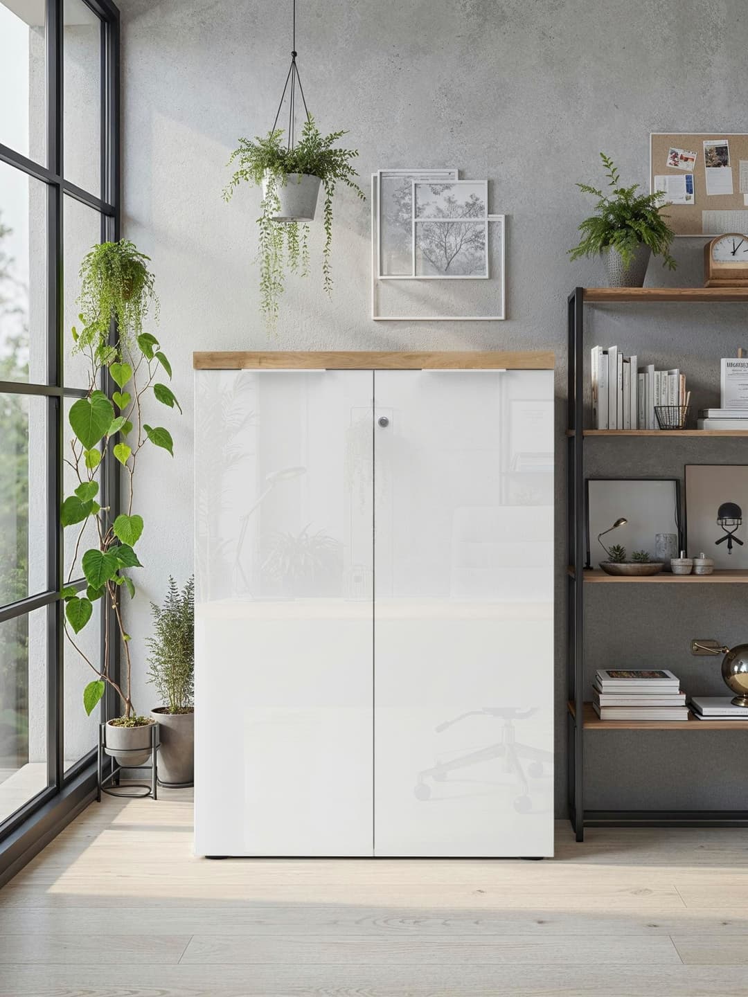 Home affaire Aktenschrank Easy | Weiß