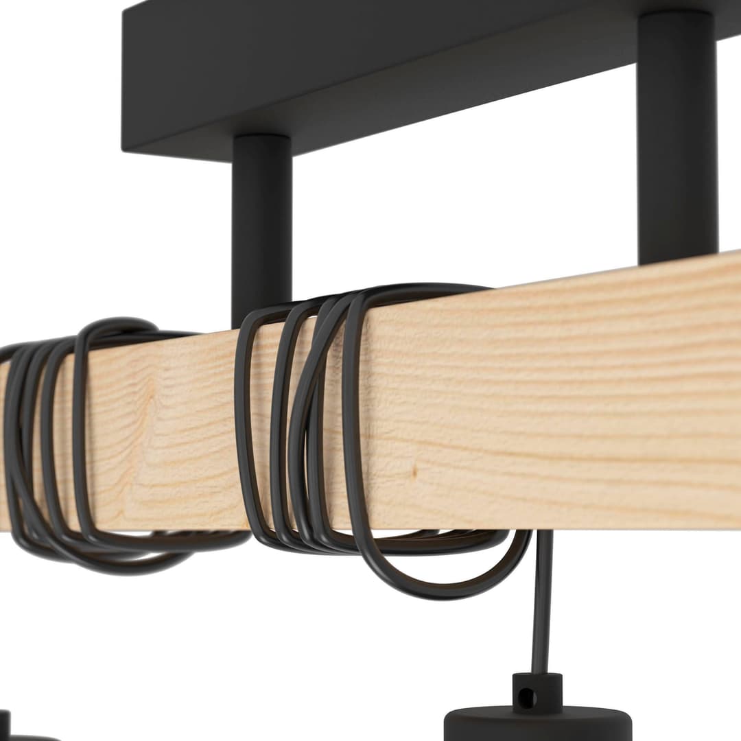 EGLO TOWNSHEND 5 Deckenleuchte | Braun
