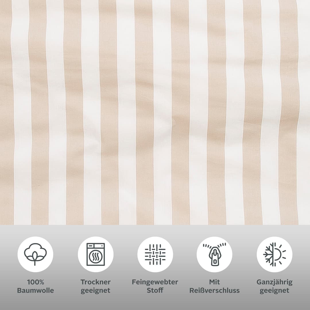 OTTO home Wendebettwäsche Greta | Beige
