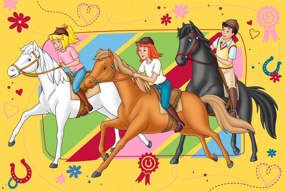 Schmidt Spiele Puzzle Bibi & Tina, Pferdeliebe | Mehrfarbig