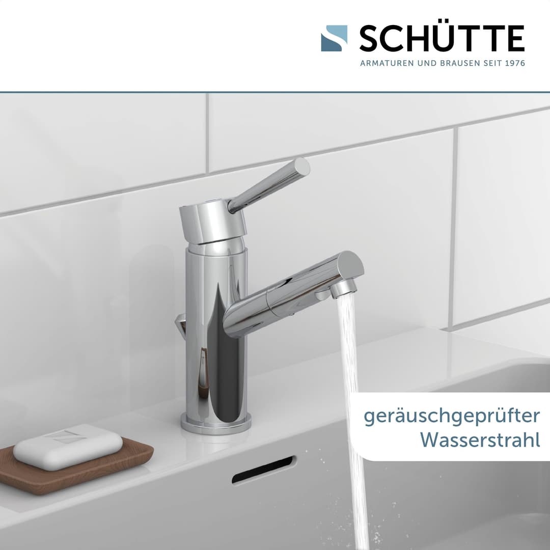 Schütte Waschtischarmatur Cornwall | Silber