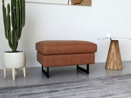 Home affaire Polsterhocker Pinto | Braun