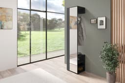 byLIVING Garderobenpaneel Ben | Grau