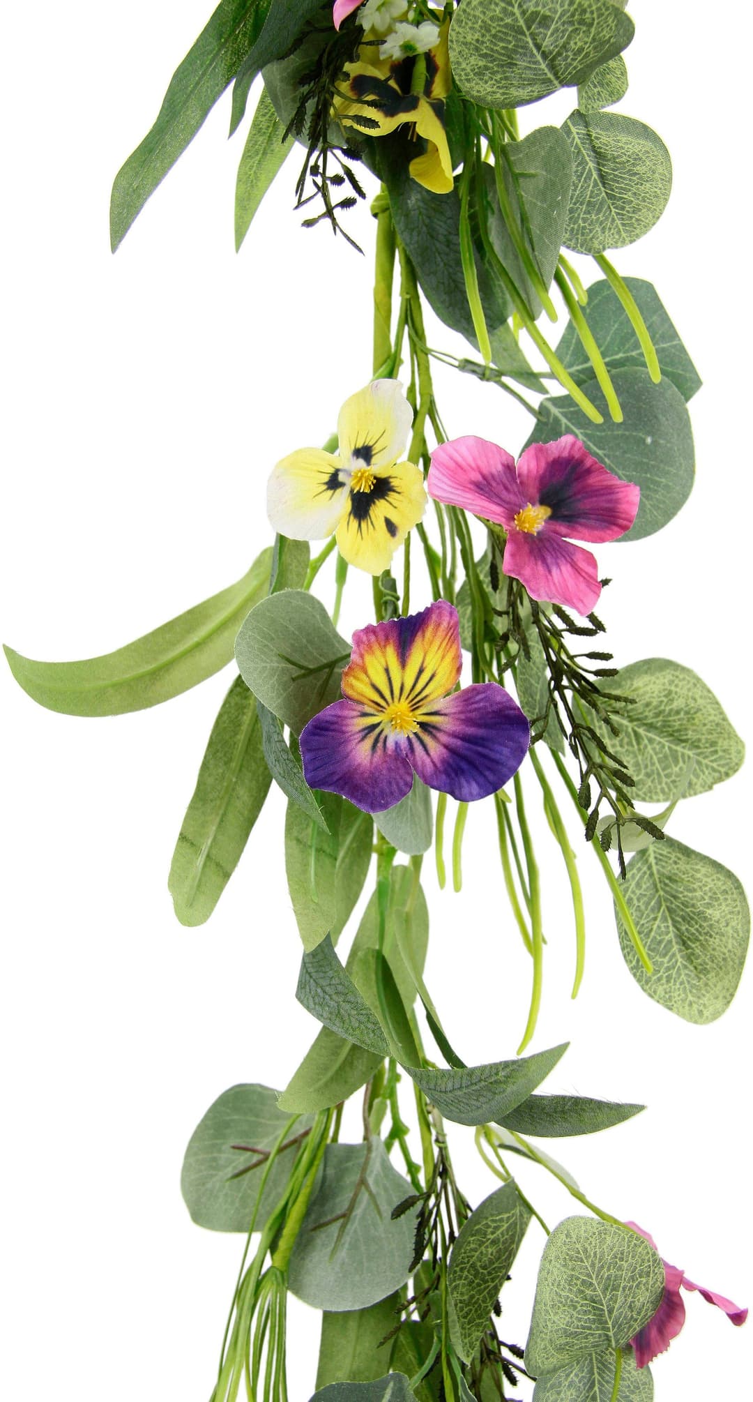 Kunstblume Stiefmütterchenranke | Mehrfarbig