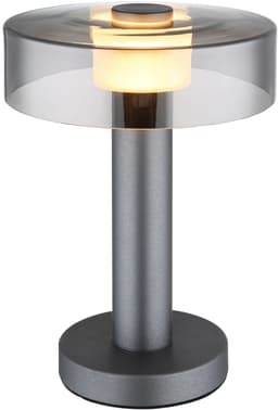 GLOBO LIGHTING LED Tischleuchte GRANT | Silber