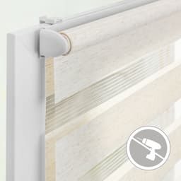Doppelrollo Duo Rollo Klemmfix | Beige