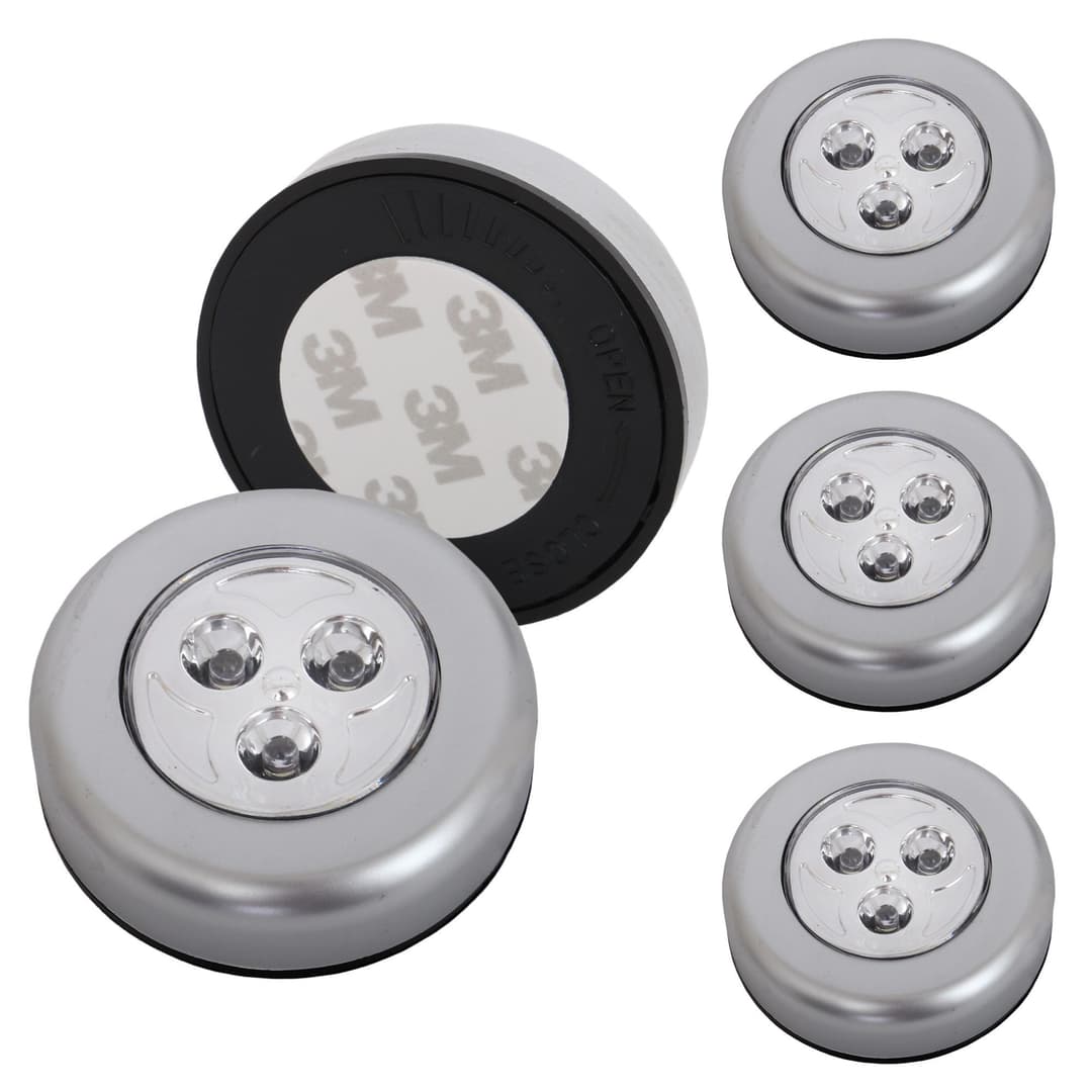 Briloner Leuchten LED Push Light | Grau