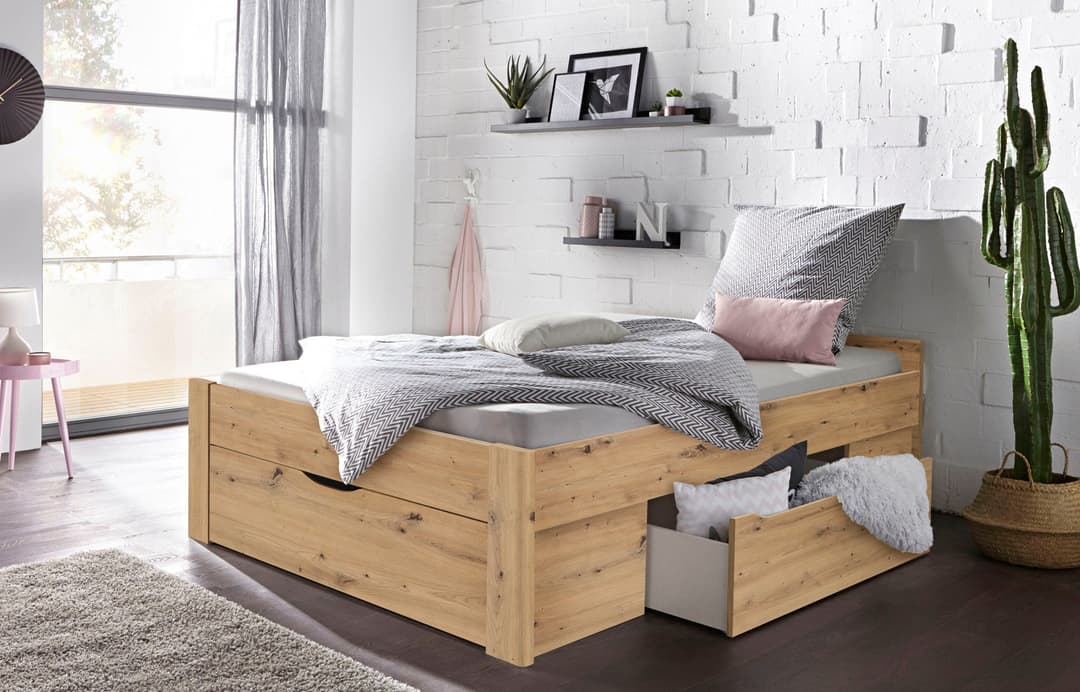 rauch Bett Scala | Braun