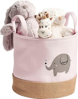 Zeller Present Aufbewahrungskorb Elefant (Set, 2 St) | Rosa