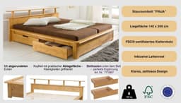 OTTO home Funktionsbett FINJA | Holztöne
