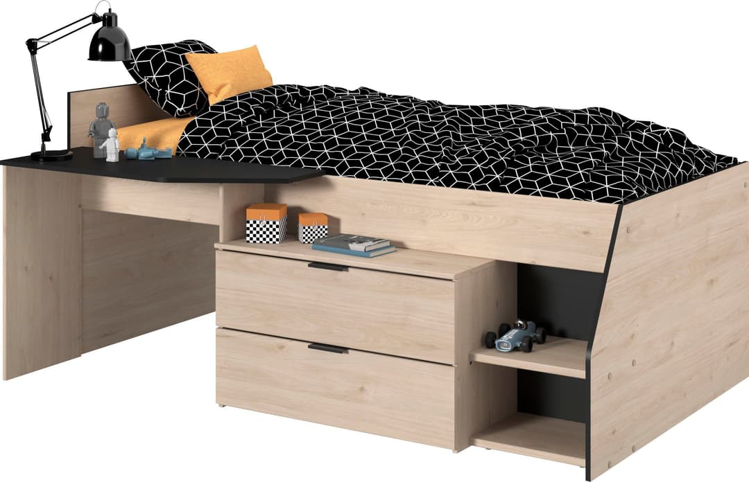 Parisot Hochbett Milky | Holztöne