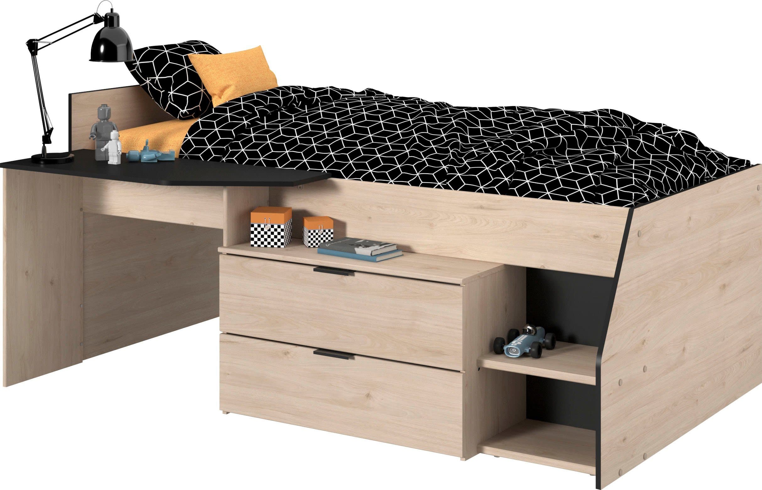 Parisot Hochbett Milky | Holztöne