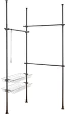 Wenko Teleskopregal Herkules Duo | Schwarz 2