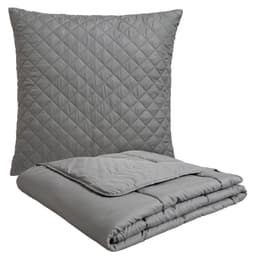 OTTO home Microfaserbettdecke + Microfaserkissen Clarra Spar Set