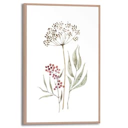 Reinders! Aqua Flowers Wandbild | Mehrfarbig