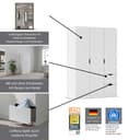 rauch Kleiderschrank Freiham | Weiß 5