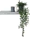 MIRRORS AND MORE Wandregal Glitty | Silber