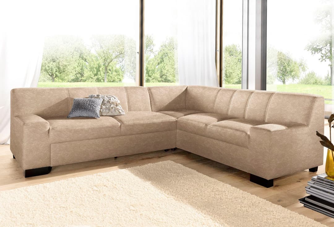 DOMO collection Ecksofa Norma | Beige