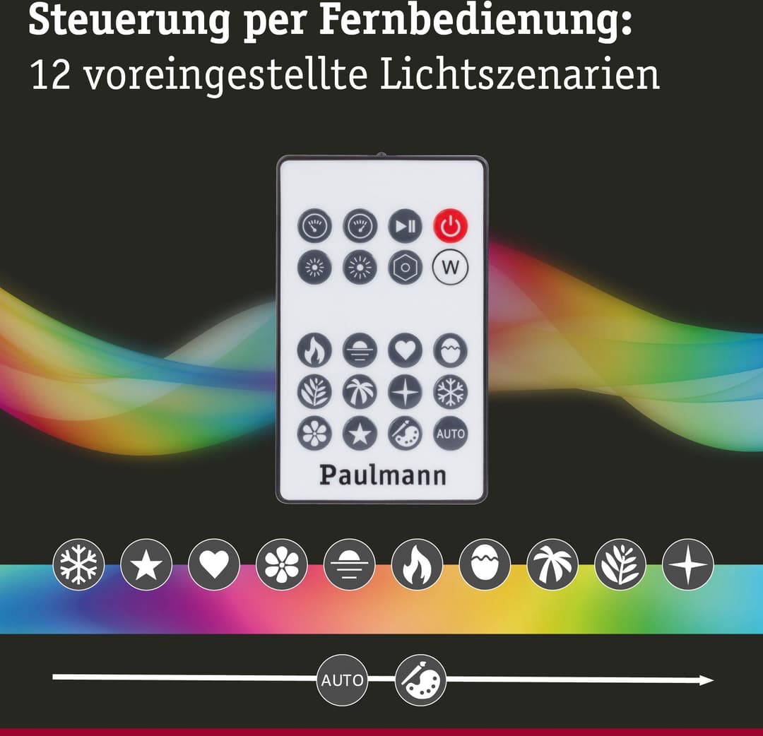 Paulmann USB LED Strip | Schwarz