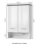 welltime Hängeschrank Neapel | Weiß 3